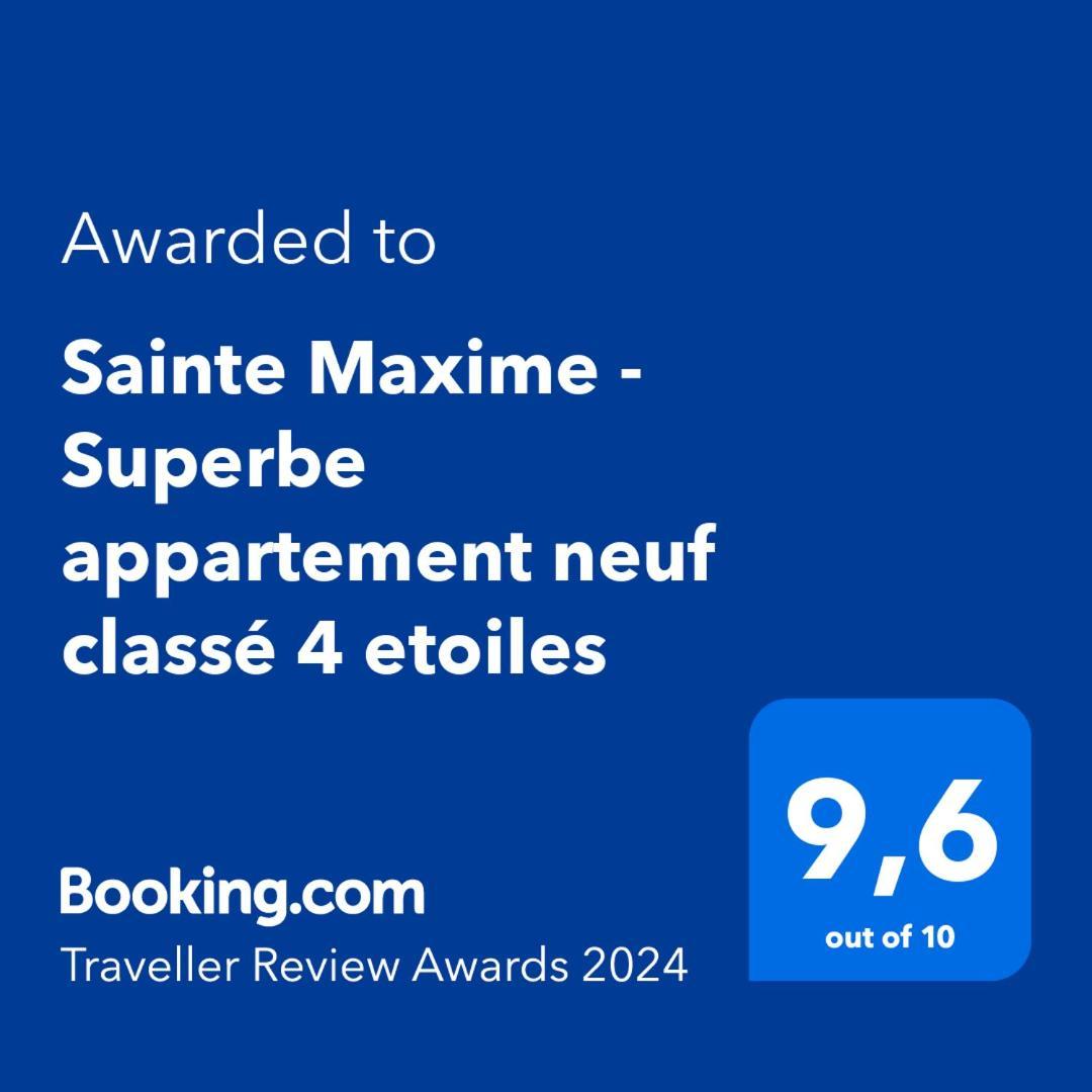 Sainte Maxime - Superbe Appartement Neuf Classe 4 Etoiles Exteriér fotografie